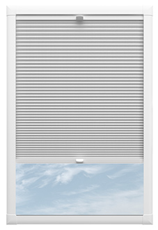Honeycomb (Blackout), Cotton White - Perfect Fit Blind